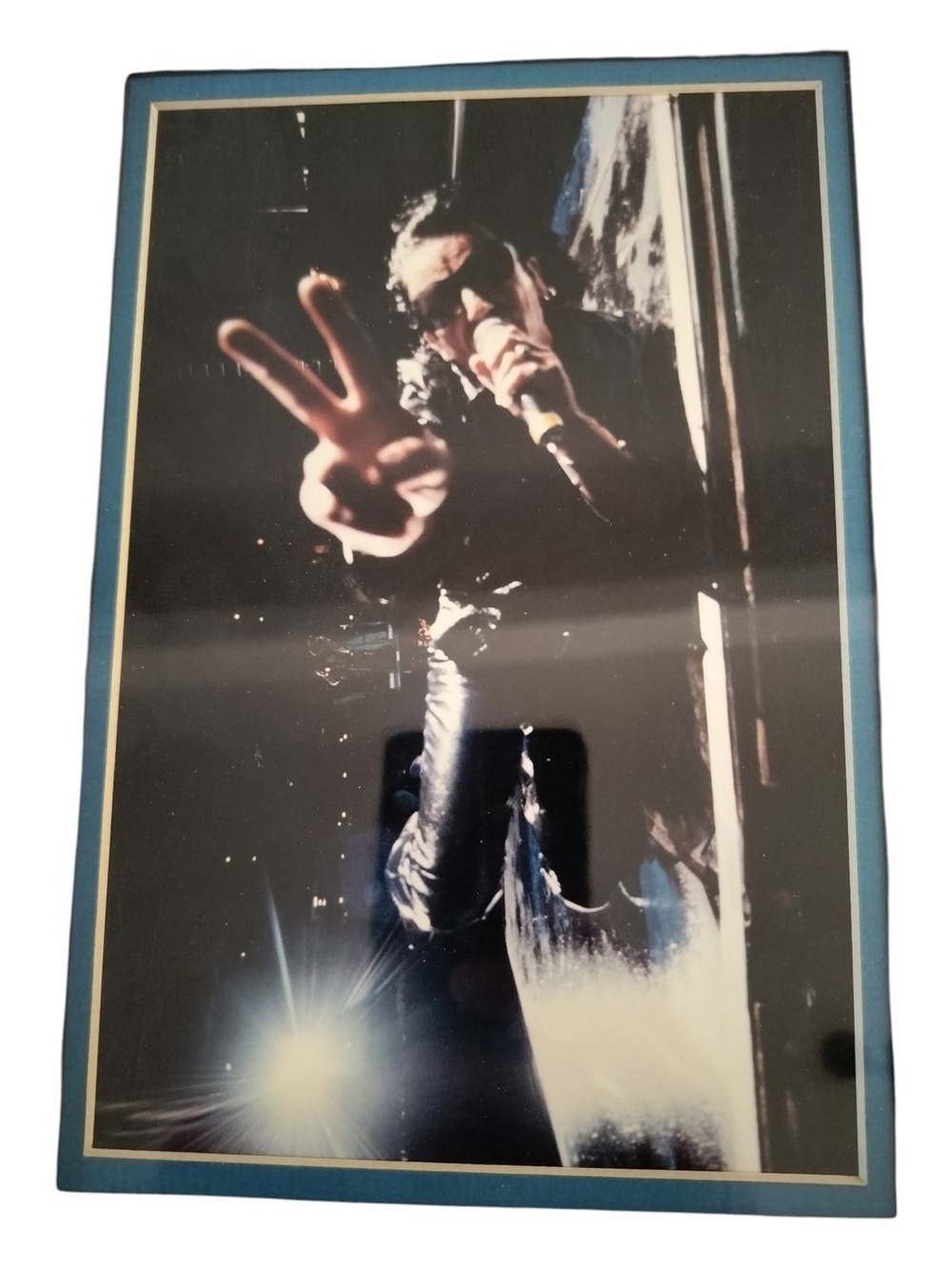 Vintage U2 Bono "Zoo TV Tour" Original Press Photo 1992 by LA Times Steve Dykes